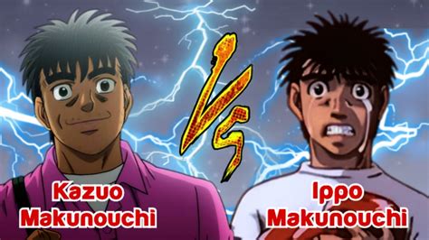 Father Vs Son Kazuo Makunouchi Vs Ippo Makunouchi Hajime No Ippo