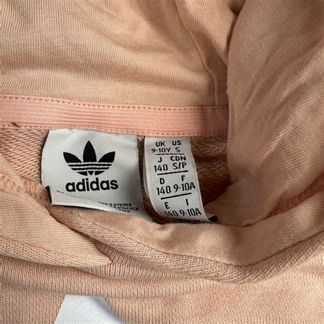 Adidas Originals Kids Adicolor Cropped Hoodie H32339 Ody001 Coral Size