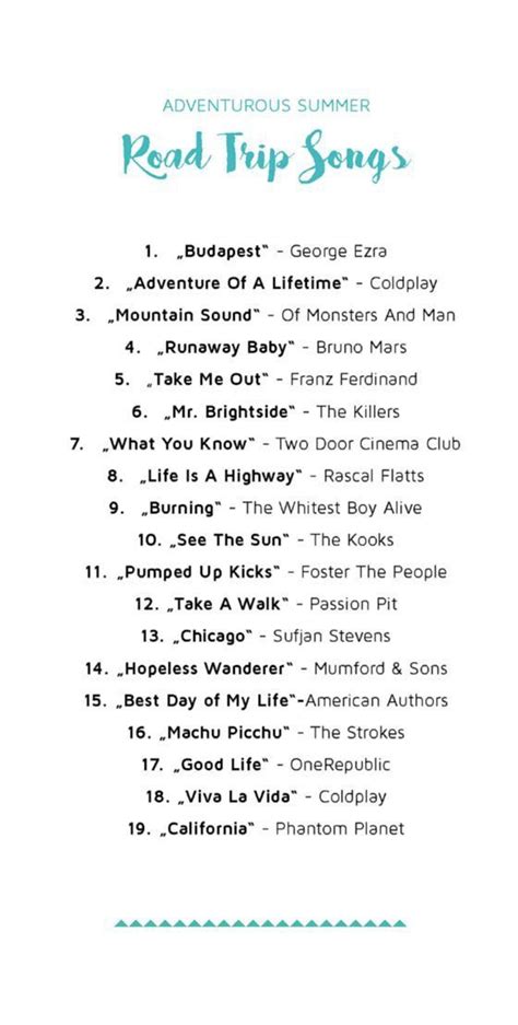 pinterest: alexafinn10 • | Music playlist, Travel songs, Road trip playlist