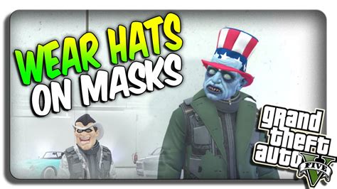 GTA 5 Glitches Wear A HAT On ANY MASK GLITCH GTA V Outfit Glitches