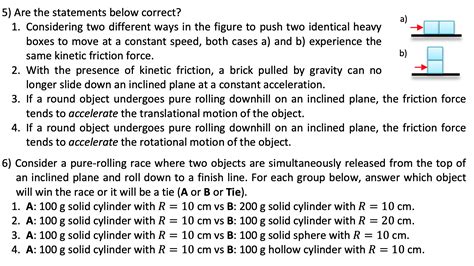 Solved 5 Are The Statements Below Correct 1 Consider