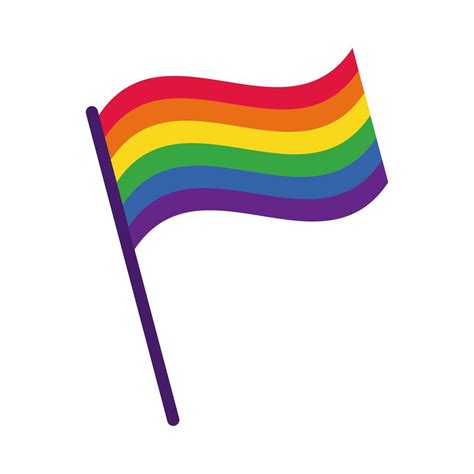 Colores De La Bandera Orgullo Gay Estilo De Dibujo A Mano 2585686