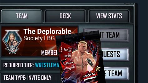 WWE SUPERCARD First Royal Rumble Pro My New Team YouTube