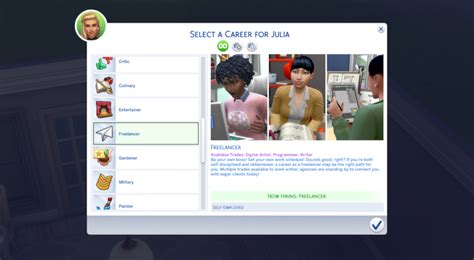 The Sims 4 Model Career Muslilean