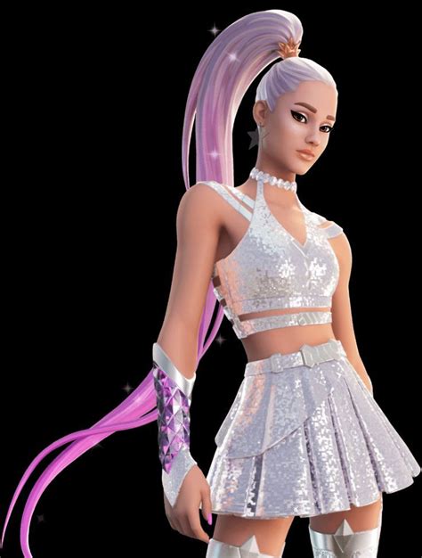 Ariana Grande S Official Fortnite Video Game Rift Tour Skin Revealed