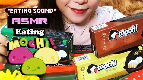 Asmr Mochi Soft Chewy Eating Sounds Linh Asmr Youtube