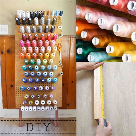 Diy Serger Thread Rack For Big Thread Cones Craft Revue