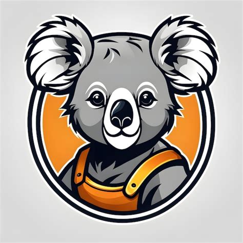 Koala Mascot Logo Koala Esports Logo Koala Logo Design Koala Gaming