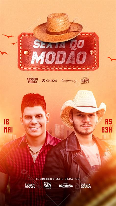 Story Sexta Do Mod O Flyer Carreiro Capataz Social Media Psd Edit Vel