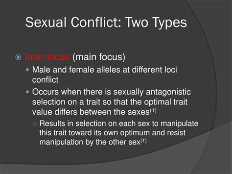 Ppt Sexual Conflict Powerpoint Presentation Free Download Id2273408