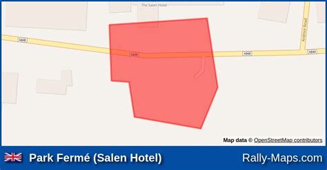 Park Ferm Salen Hotel Stage Map Mull Rally Rally Maps