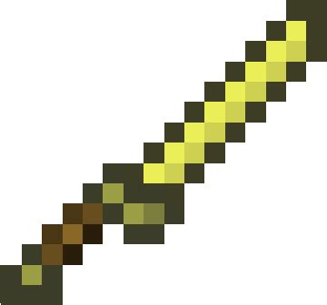 Minecraft Gold Sword Texture