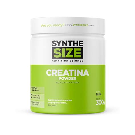 Creatina Pura 300g Synthesize