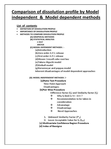 Pdf Comparison Of Dissolution Profile Dokumen Tips