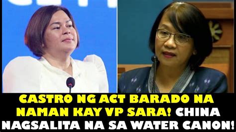 Castro Barado Na Naman Kay Vp Sara Congw Nagbantang Mag Walk Out