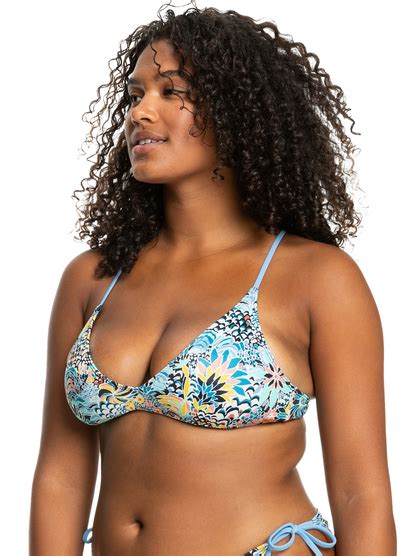 Marine Bloom Haut De Bikini Athletic Tri Pour Femme Roxy