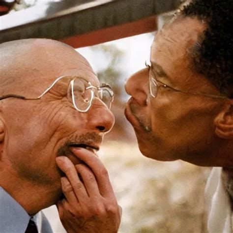 Walter White Kissing Gus Fring 8k Professional Stable Diffusion