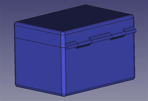 Hinged Box Von Nebbish Kostenloses STL Modell Herunterladen