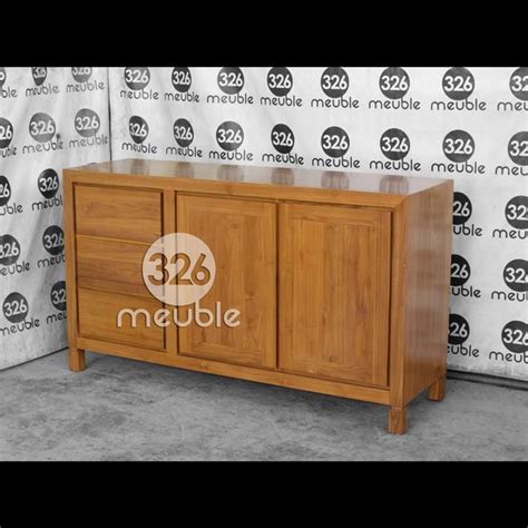 Jual Meja Tv Minimalis Jati Laci Mebel Jepara Minimalist Sideboard