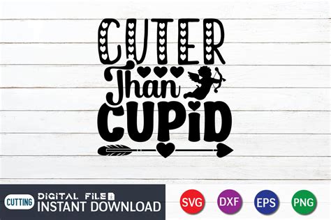 Cuter Than Cupid Svg By Funnysvgcrafts Thehungryjpeg