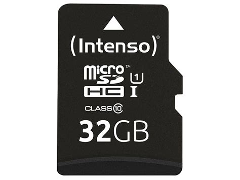 Intenso SD Cards MicroSDHC Speicherkarte UHS I Premium 32 GB Bis 90