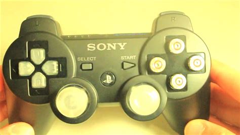 Mrmodz Black Sony Modded Ps3 Controller Bullet Buttons Led