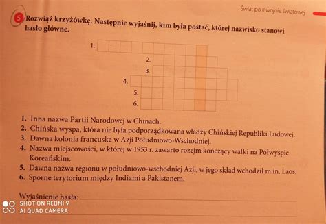 Rozwi Krzy Wk Nast Pnie Wyja Nij Kim By A Posta Kt Rej