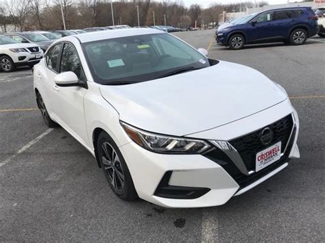 Aspen White 2021 Nissan Sentra SV CVT for Sale at Criswell Auto ...