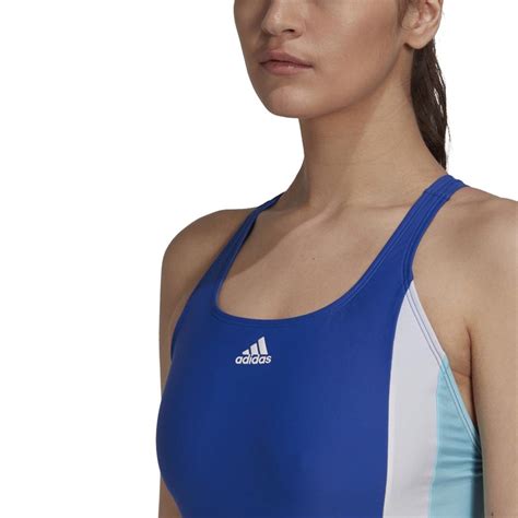 Buy Adidas Womens Colorblock Swimsuit Royal Blue White