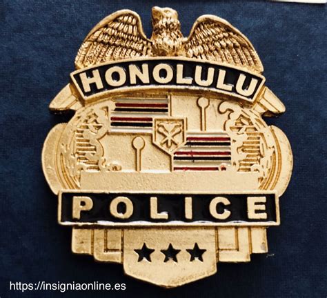 Honolulu Police Badge Shield