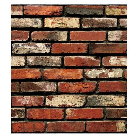 Retro D Brick Stone Decorative Wall Sticker Rustic Art Decals Home