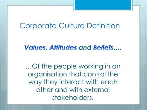 Ppt Corporate Culture Powerpoint Presentation Free Download Id2008622