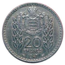 Francs Louis Ii Monaco Numista