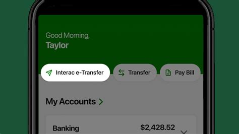 Send Money Within Canada With Interac E Transfer On Td App