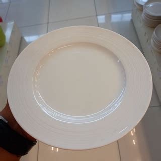 Jual PIRING KERAMIK CEPER 19CM PIRING PUTIH POLOS KERAMIK DINNER PLATE