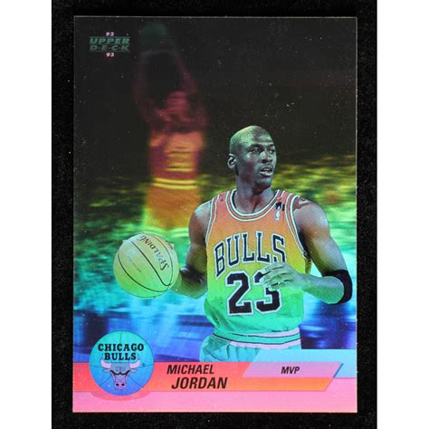 Michael Jordan 1992 93 Upper Deck Award Winner Holograms AW9 Most