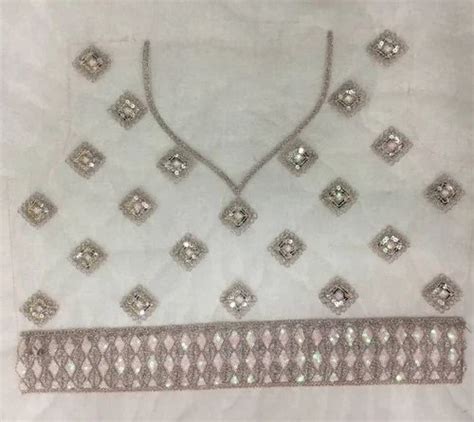 Net Blouse Sequence Embroidery Fabrics For Clothing At Rs Piece In