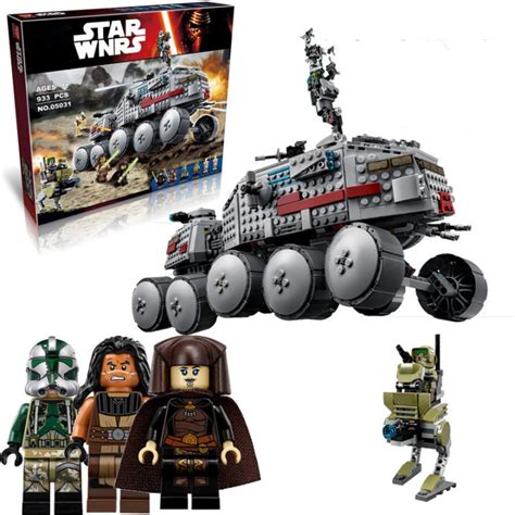 Lego Building Blocks Star Wars Clone Army Turbo Tank Boy Assembly