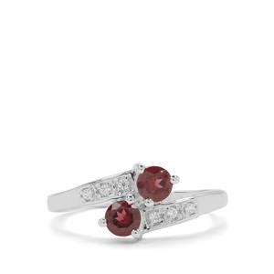 Rajasthan Garnet Sterling Silver Ring Atgw Cts Gemporia