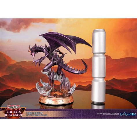 Figurine Dragon Noir Aux Yeux Rouges Purple Edition F F Yu Gi Oh