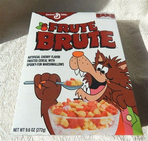 General Mills Fruit Brute Cereal Box 2013 Sealed And Full Of Cereal