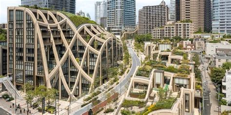 Heatherwick Studio S Azabudai Hills Opens As A Mixed Use Green Haven In