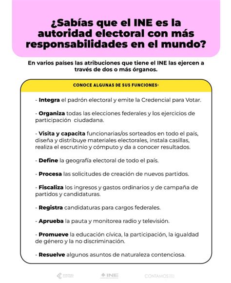 Inemexico On Twitter ️ El Ine Es La Autoridad Electoral Con Más