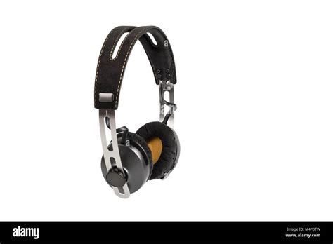 Wireless Headphones Isolated Stock Photo Alamy