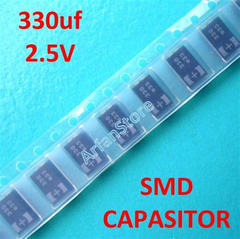 Jual Promo SMD Capasitor Tantalum 330uf 2 5v Kapasitor 330 Microfarad 2