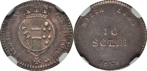 10 Soldi Ferdinando III Grand Duchy Of Tuscany Numista