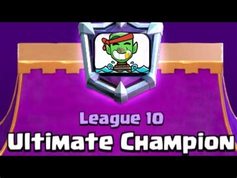 Ultimate Champion In Clash Royale With Mortar Deck 2 8 YouTube