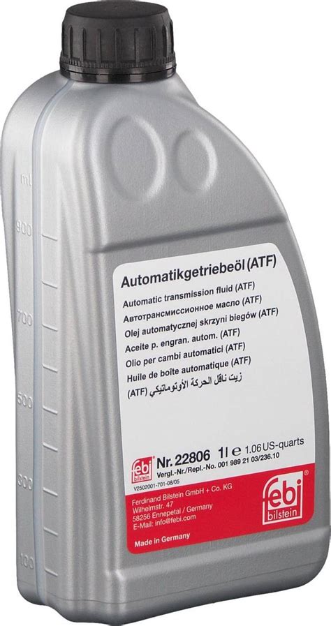 Febi Bilstein Automatic Transmission Fluid Atf Automatic Oil