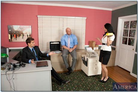 Busty Brunette Jennifer Dark Has Sex With Her Boss In His Office