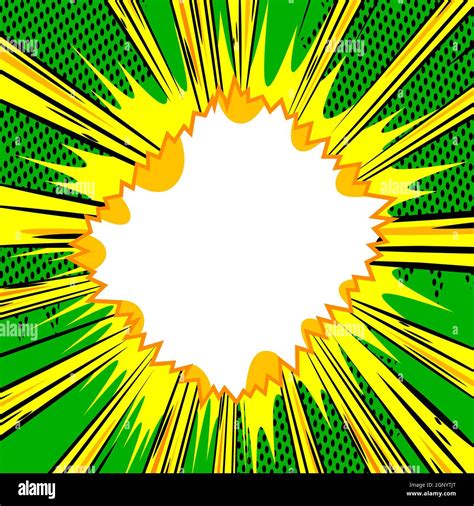 Comic Explosion Stock Vector Images Alamy